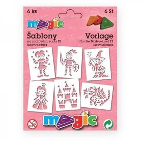 MAGIC papírové šablony na malování POHÁDKA