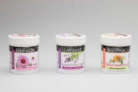 Bylinné masti dárková kazeta (Echinacea, Levandule, Rakytník)