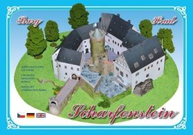 Hrad Scharfenstein - Stavebnice papírového modelu