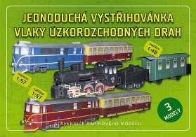 Vlaky úzkorozchodných drah - Jednoduchá vystřihovánka