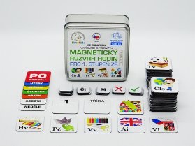 Magnetický rozvrh hodin pro 1. stupeň ZŠ - Pro kluky