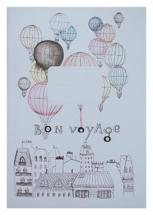 Be Nice Školní sešit s linkami do 2/3 stránky A4 - Bon voyage, č. 423