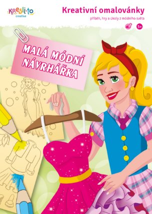 Kreativní omalovánky - Malá modní návrhářka