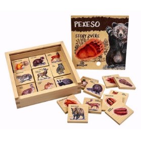 Pexeso Klasické - Po stopách zvěře