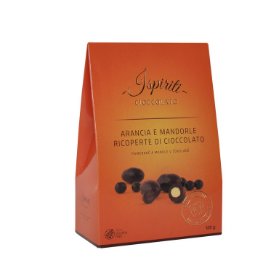 ISPIRITI Pomeranč a mandle v hořké čokoládě 120 g
