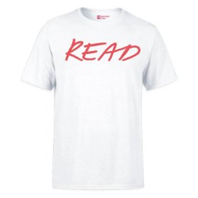 Tričko READ, bílé, L