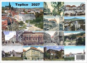 Nástěnný kalendář Teplice 2027