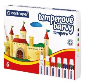 Temperové barvy 6x12 ml