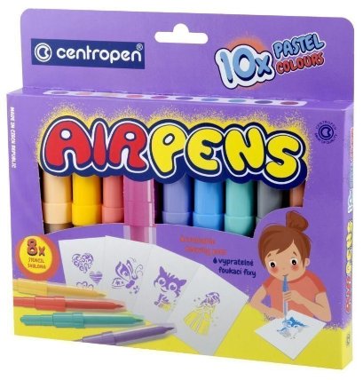 Foukací fixy Centropen 1500/10 pastel