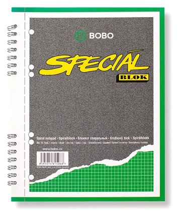 Speciál blok A5, čtvereček, 50 listů