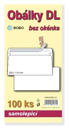 Obálky DL samolepicí (bal. 100ks)