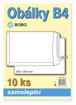 Obálky B4 samolepicí (bal. 10ks)