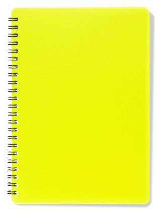 Plastic blok NEON žlutý A5, linka, 60 listů