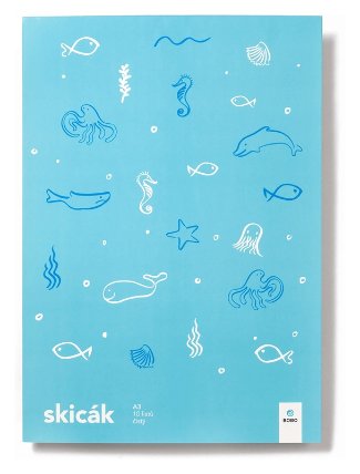Skicák SVĚT A3 - čistý 10 listů