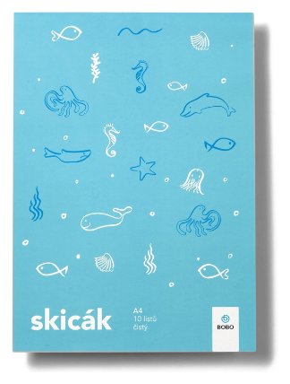Skicák SVĚT A4 - čistý 10 listů