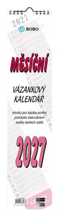 Nástěnný kalendář 2027 vázanka široká