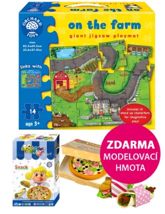 Orchard Toys Puzzle - Silnice farma 14 dílků