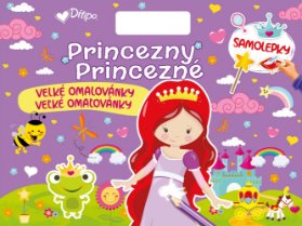 Velké omalovánky se samol. - Princezny