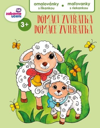 Domácí zvířata omalovánky s říkankou/maľovanky s riekankou