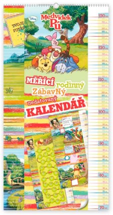W. Disney Medvídek Pú - měřící kalendář, 33 x 64 cm