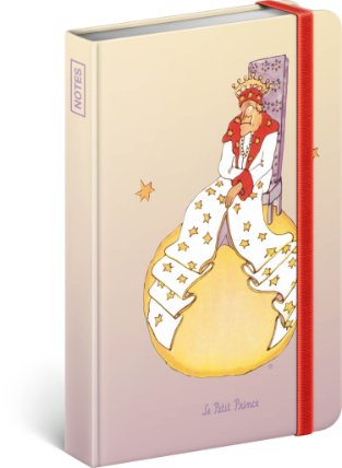 Notes Malý princ – King, linkovaný, 11 × 16 cm