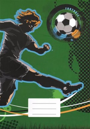 Sešit - Fotbal, linkovaný, 40 listů, A4