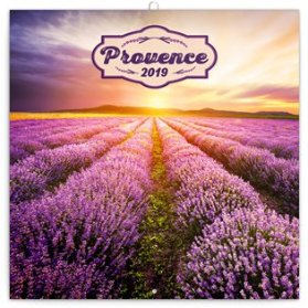Poznámkový kalendář Provence 2019, voňavý