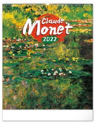 Kalendář 2022 nástěnný: Claude Monet, 48 × 56 cm