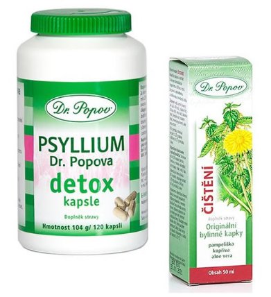 Jarní čistící kůra (bylinné: kapsle Detox a kapky Čištění)