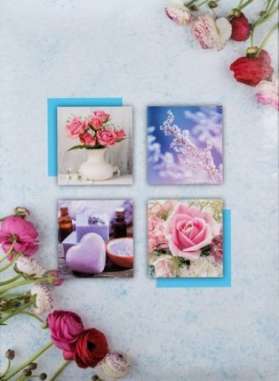 Fotoalbum pro 200 foto 10x15 Bouquet modré