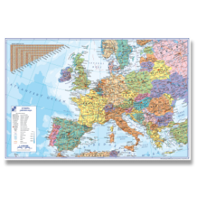 Podložka na stůl - mapa Evropy 60 x 40 cm