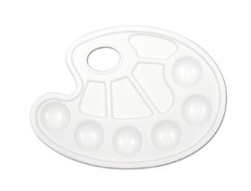 Malířská paleta plast 6 barev