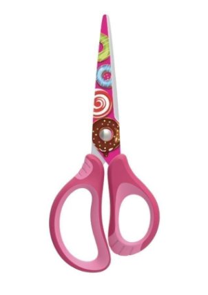 Keyroad Školní nůžky Tattoo Soft 15 cm - růžové