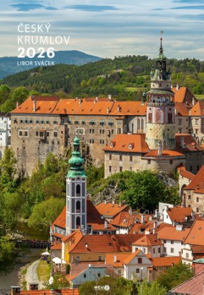 Kalendář 2026 Český Krumlov - nástěnný na výšku