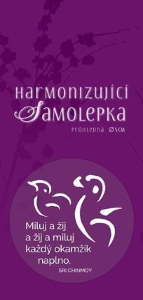 Harmonizující samolepka průhledná