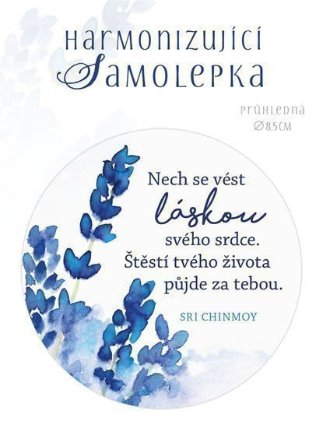 Harmonizující samolepka průhledná 