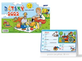Kalendář 2022 stolní Dětský