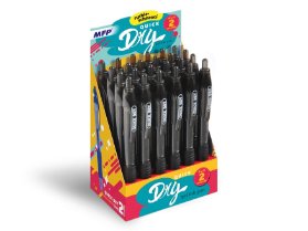 Gelové pero kus QUICK DRY - black, černá