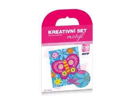 Kreativní set - Motýl - flitrová technika 15x19cm