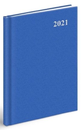 Diář 2021 týdenní: T805 PVC Blue