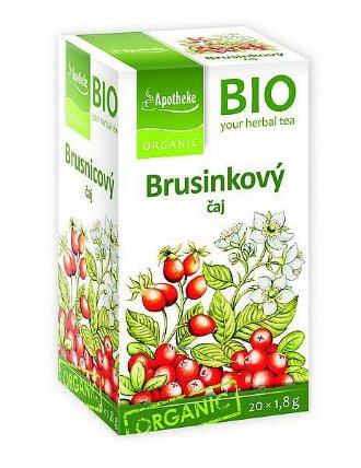 APOTHEKE BIO Brusinkový čaj 20x1.8g