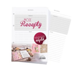 Náhradní náplň do receptáře - Moje recepty