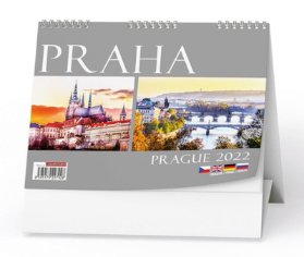 Kalendář 2022 Praha - stolní