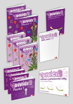 Divíci 1 - rozšířený žákovský balíček - Český jazyk GM (nevázané písmo)