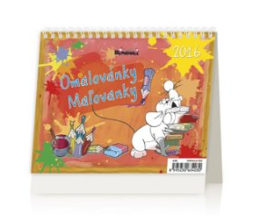 Kalendář stolní 2016 - MiniMax - Omalovánky 