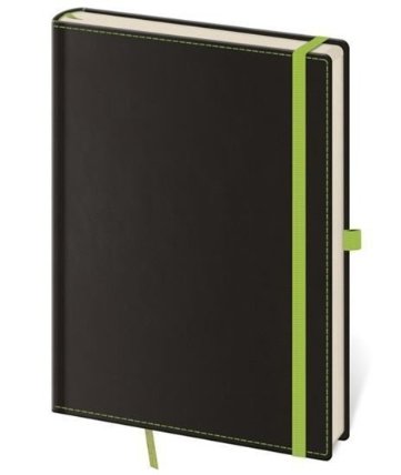 Zápisník - Black Green - linkovaný L