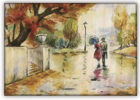 Obraz dřevěný: Romance, 485x340