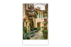 Kalendář 2020 - Romantic Corners - nástěnný