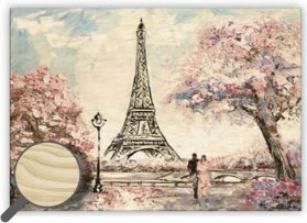 Obraz dřevěný: Eiffel Tower, 485x340