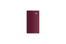Diář 2021 - Torino - čtrnáctidenní - bordó - kapesní - PT02-03-21